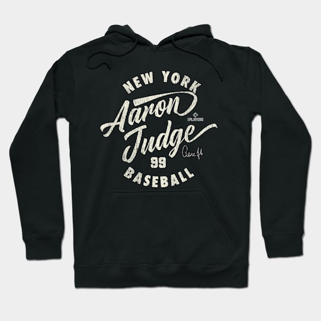 Baseball Lover New York Vintage Cursive Hoodie by credittee